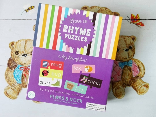 Rhyme Puzzles - Puzzle rymowane z wierszykami, edukacyjne dla dzieci